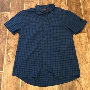 MAMMUT Men’s Lenin SHIRT XL Plaid Blue Lightweight